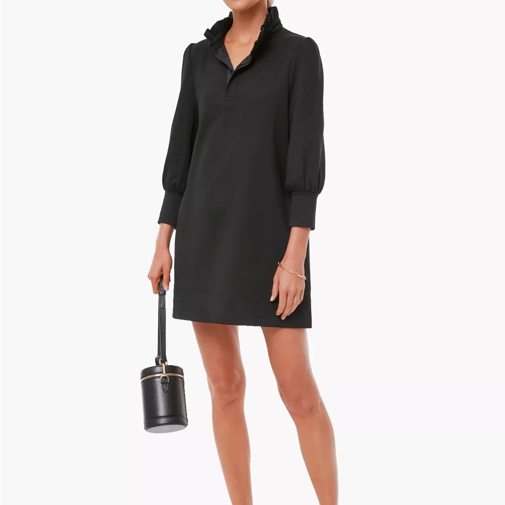 Tuckernuck Pomander Place Black Charlotte Terry Dress